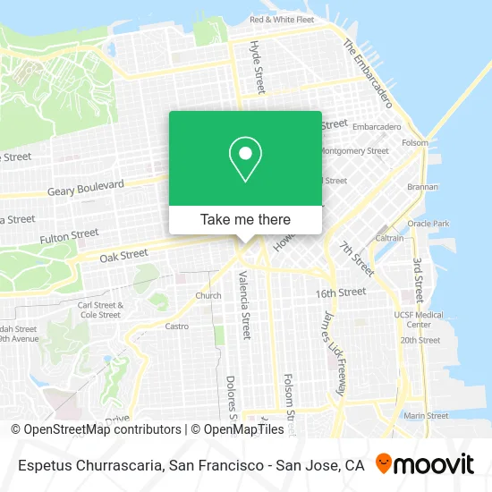 Espetus Churrascaria map