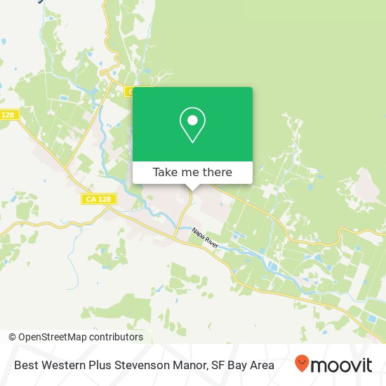 Best Western Plus Stevenson Manor map