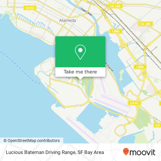 Lucious Bateman Driving Range map