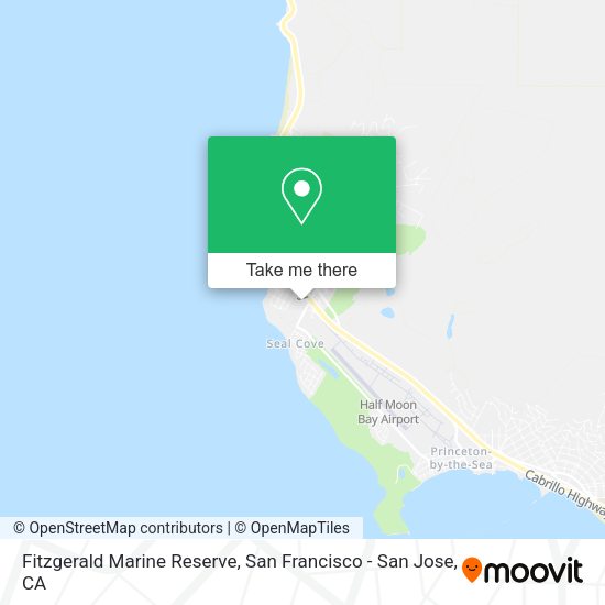 Mapa de Fitzgerald Marine Reserve