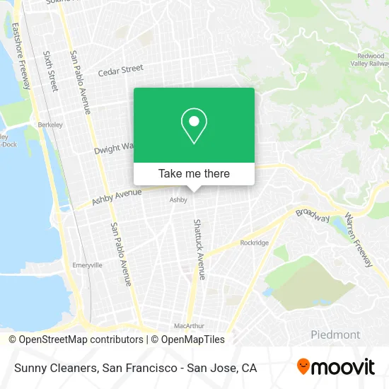 Sunny Cleaners map