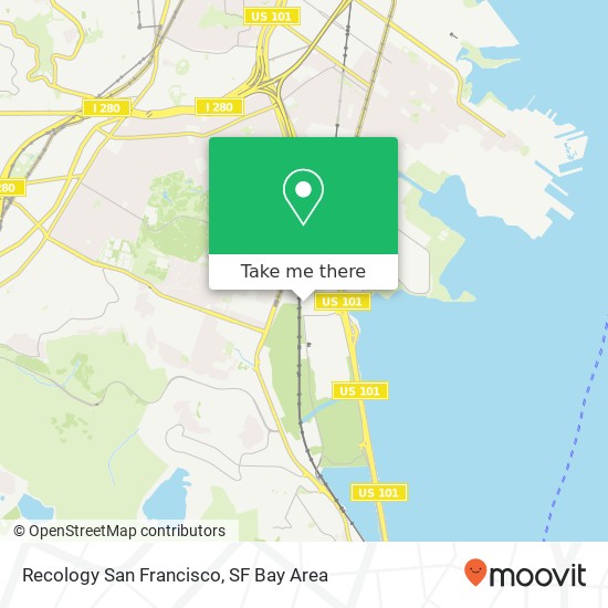 Recology San Francisco map