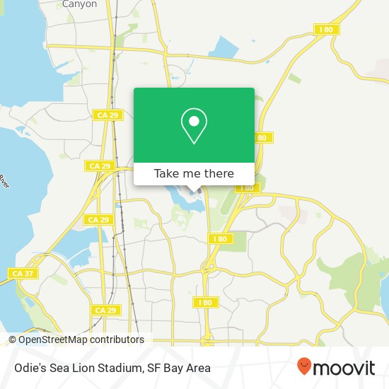 Odie's Sea Lion Stadium map