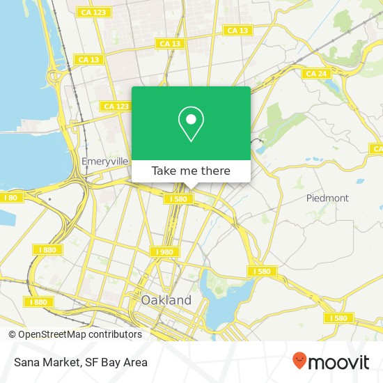 Mapa de Sana Market