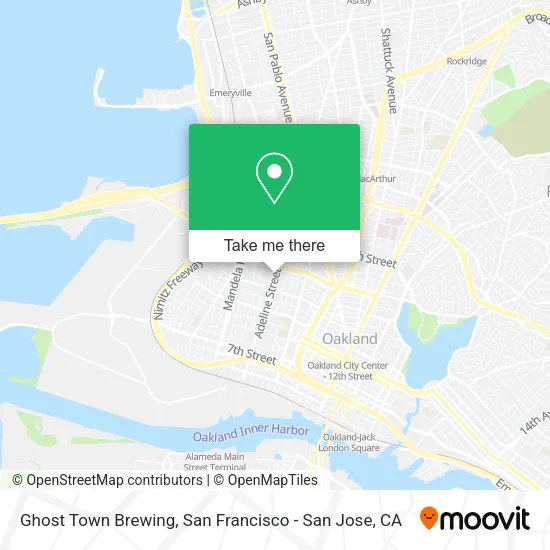 Mapa de Ghost Town Brewing
