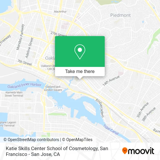 Katie Skills Center School of Cosmetology map
