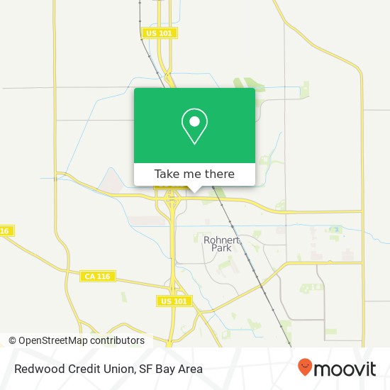 Redwood Credit Union map