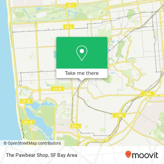 The Pawbear Shop map