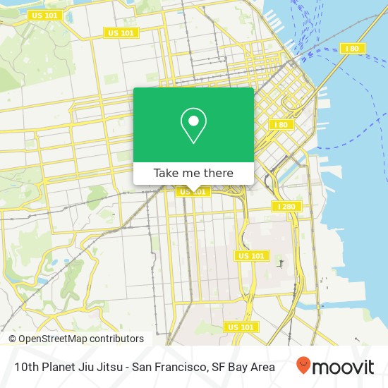 Mapa de 10th Planet Jiu Jitsu - San Francisco