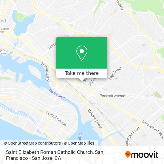 Saint Elizabeth Roman Catholic Church map