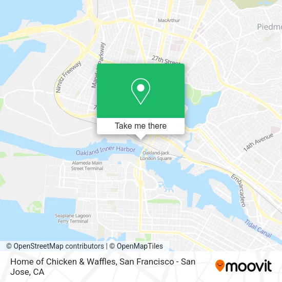 Mapa de Home of Chicken & Waffles