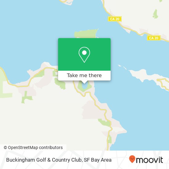 Mapa de Buckingham Golf & Country Club