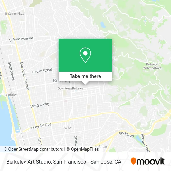 Mapa de Berkeley Art Studio