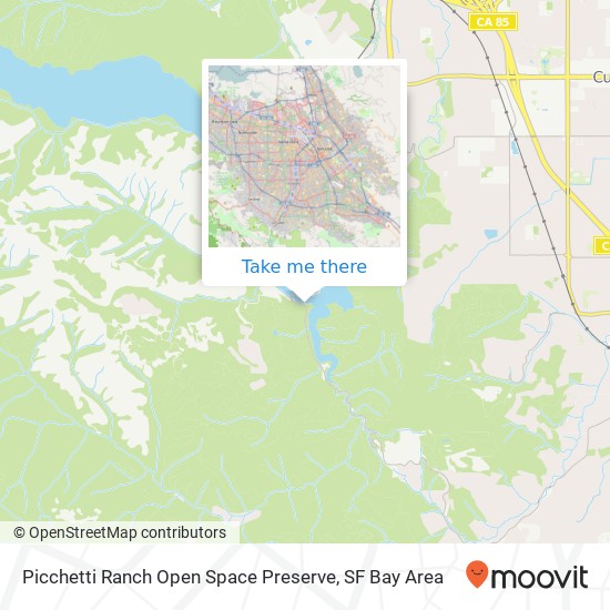 Mapa de Picchetti Ranch Open Space Preserve