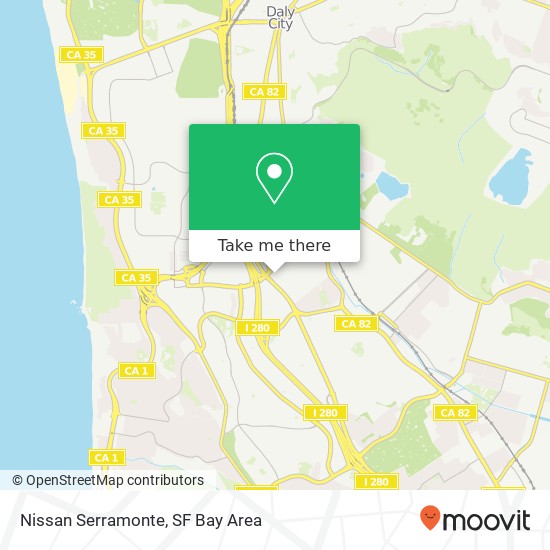 Nissan Serramonte map