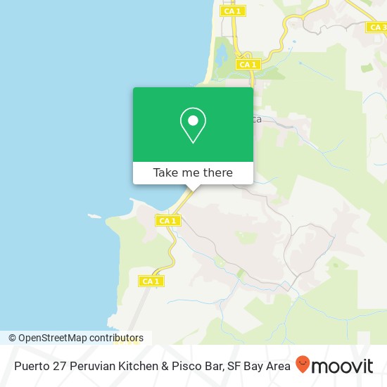 Mapa de Puerto 27 Peruvian Kitchen & Pisco Bar