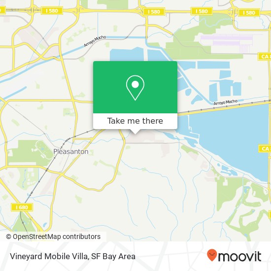 Mapa de Vineyard Mobile Villa