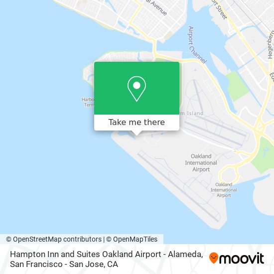 Hampton Inn and Suites Oakland Airport - Alameda map