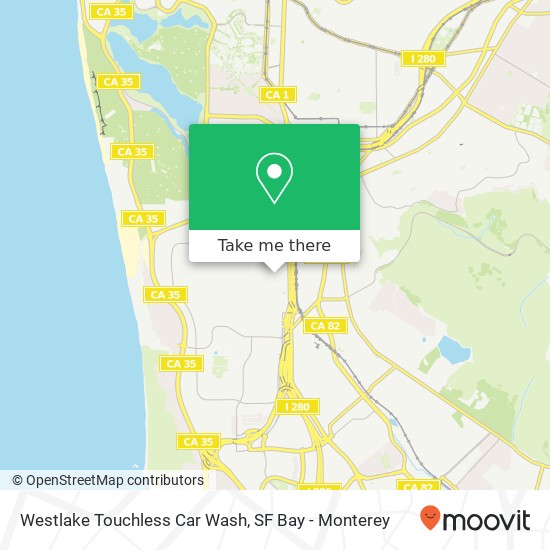 Mapa de Westlake Touchless Car Wash