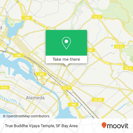 Mapa de True Buddha Vijaya Temple