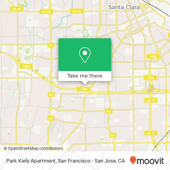 Park Kiely Apartment map