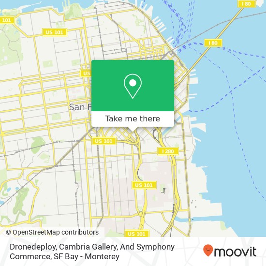 Mapa de Dronedeploy, Cambria Gallery, And Symphony Commerce