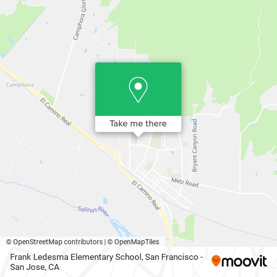 Mapa de Frank Ledesma Elementary School