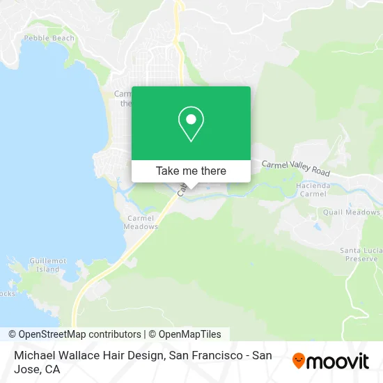 Michael Wallace Hair Design map