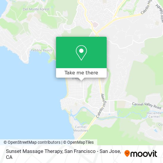 Mapa de Sunset Massage Therapy
