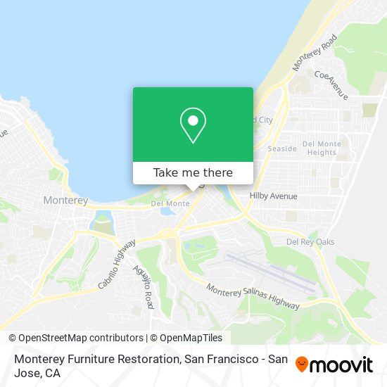 Mapa de Monterey Furniture Restoration