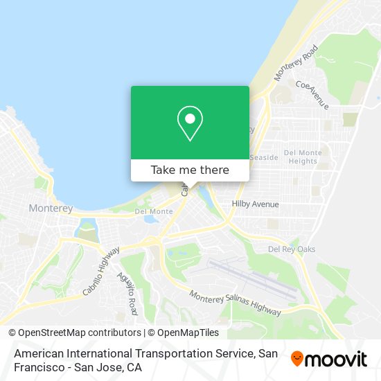 American International Transportation Service map