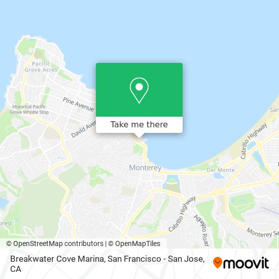 Breakwater Cove Marina map