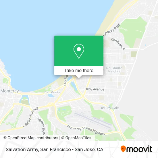 Salvation Army map