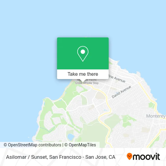 Asilomar / Sunset map