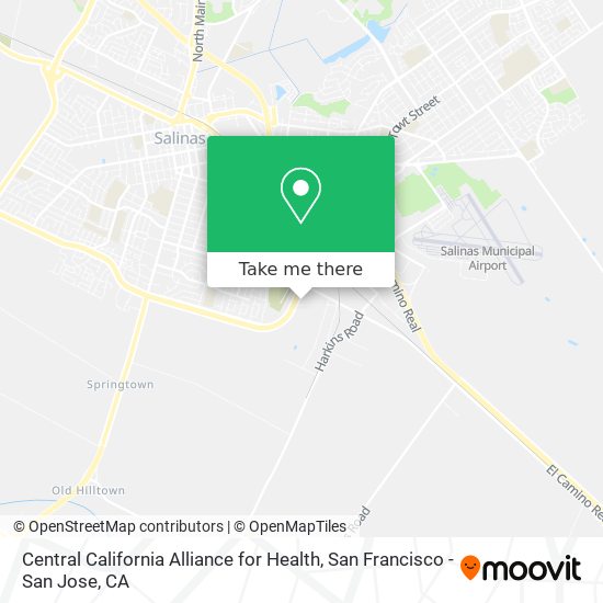 Central California Alliance for Health map
