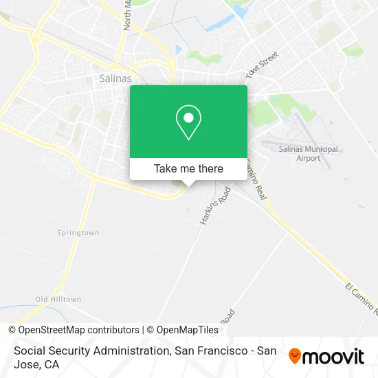Mapa de Social Security Administration