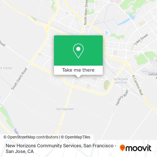 Mapa de New Horizons Community Services