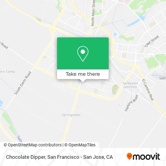 Mapa de Chocolate Dipper
