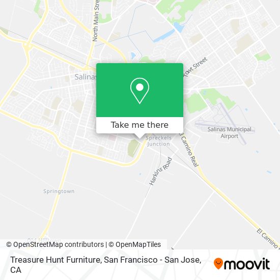 Treasure Hunt Furniture map