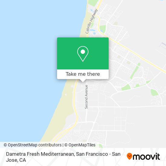 Mapa de Dametra Fresh Mediterranean