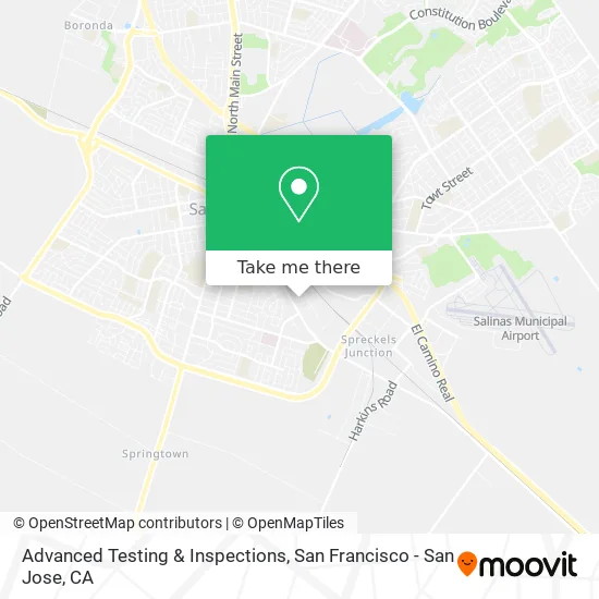 Advanced Testing & Inspections map