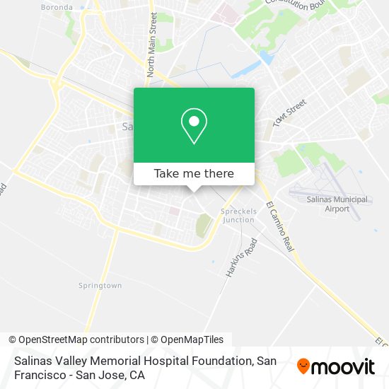 Salinas Valley Memorial Hospital Foundation map