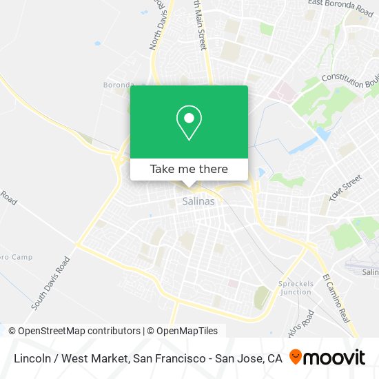 Lincoln / West Market map