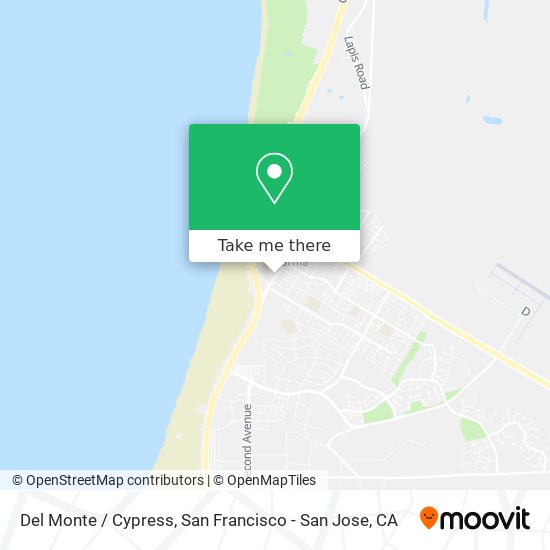 Del Monte / Cypress map