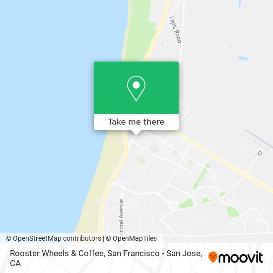 Rooster Wheels & Coffee map