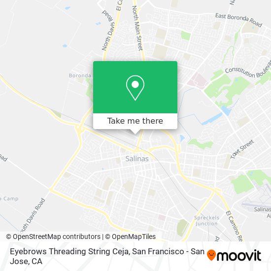 Eyebrows Threading String Ceja map