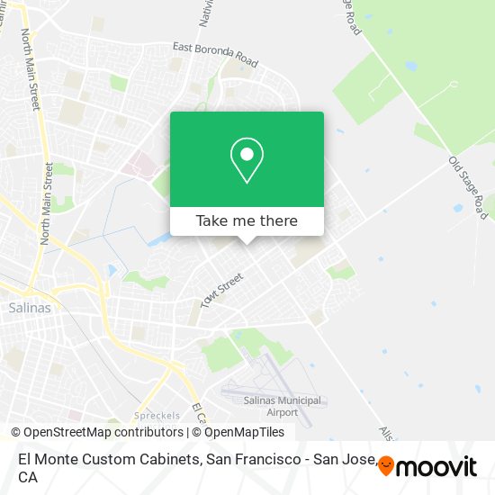 El Monte Custom Cabinets map
