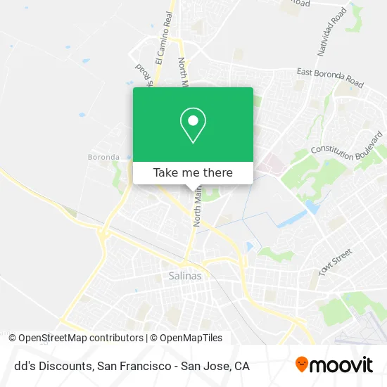 Mapa de dd's Discounts