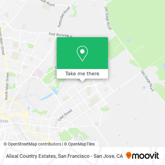 Mapa de Alisal Country Estates