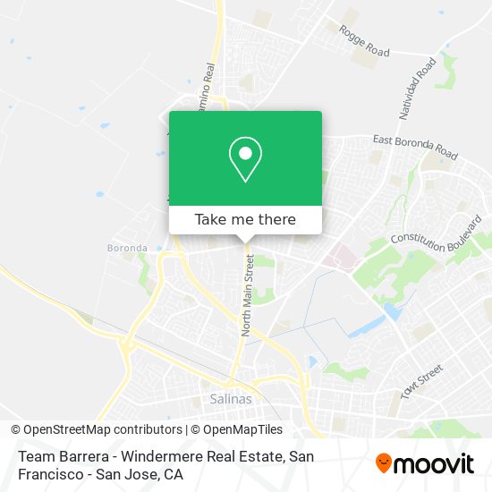 Mapa de Team Barrera - Windermere Real Estate